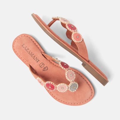 Loua Women's Suede Slippers Pink