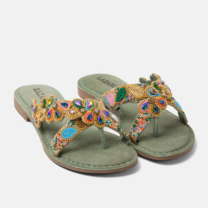 Pena Pantofole da Donna Menta