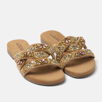 Maud Pantofole Donna Beige