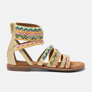Fem Sandali da donna dorati Fem Women's Sandals Gold
