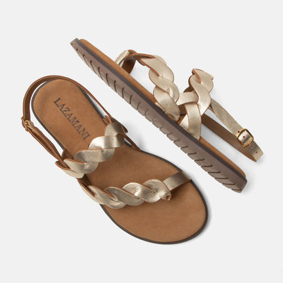 Jona Women's Sandals Leather Gold