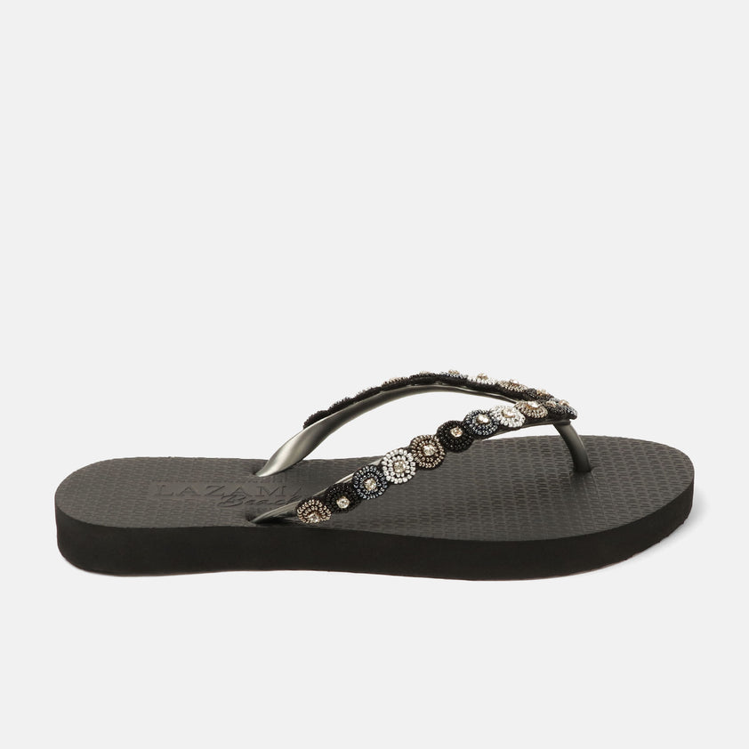 Mallorca Beach Women's Flip Flops Black