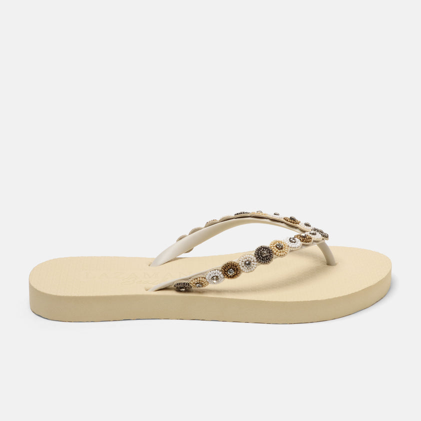 Mallorca Beach Women's Flip Flops Offwhite