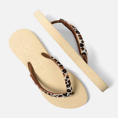 Lanzarote Beach Women's Flip Flops Dalmation