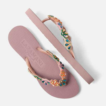 Menorca Beach Women's Flip Flops Lilac