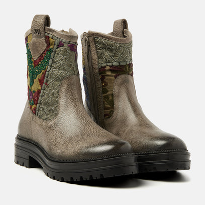 Vienne Women's Leather Boots Fango