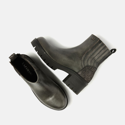 Fey Women's Leather Chelsea Boots Pewter