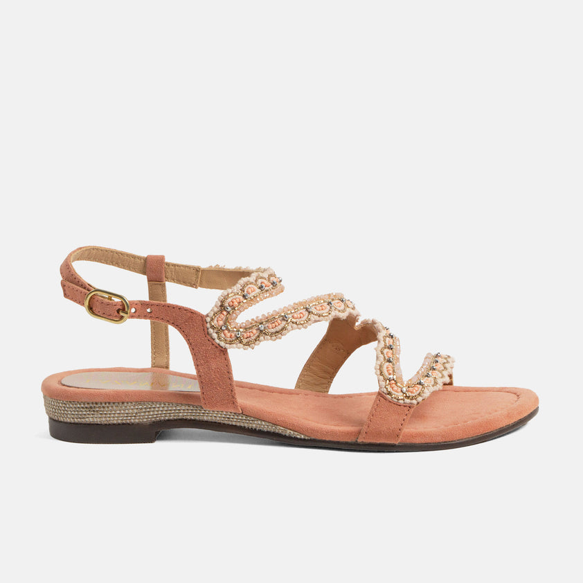 Camila Women's Sandals Suede Papaya