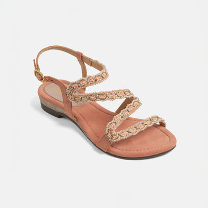 Camila Women's Sandals Suede Papaya