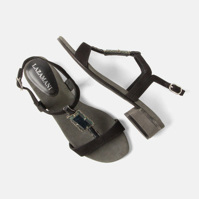 Hilaria Women's Sandals Suede Black