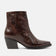 River Women's Leather Ankle Boots Brown