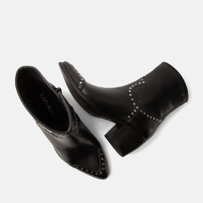 Kylie Women's Leather Ankle Boots Black