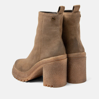 Rowan Women's Suede Boots Taupe