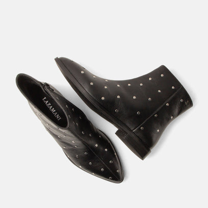 Dana Women's Leather Ankle Boots Black