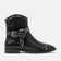 Zora Women's Leather Ankle Boots Black