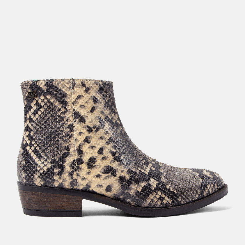 Beverly Women's Leather Ankle Boots Offwhite