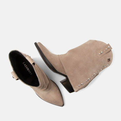 Yara Women's Suede Sleeve Boots Fango