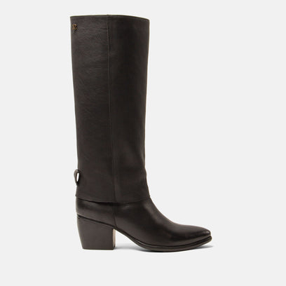 Jet Women's Leather Boots Black