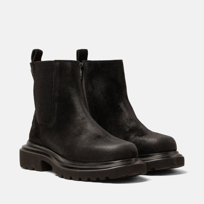 Haidy Women's Suede Boots Black