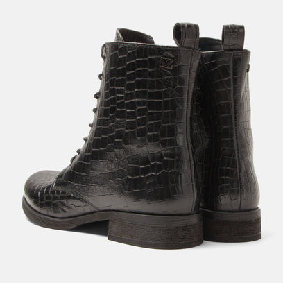 Nella Women's Lace-up Boots Black