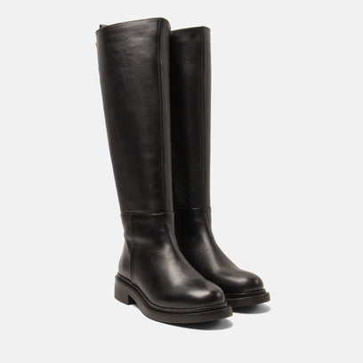 Uma Women's Leather High Boots Black