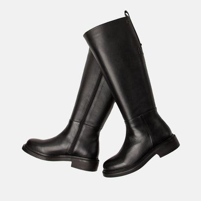 Uma Women's Leather High Boots Black