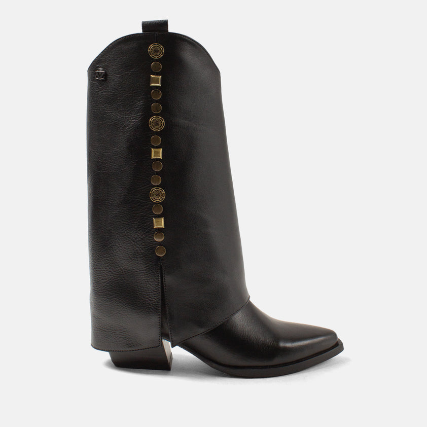 Kiki Women's Leather Boots Black