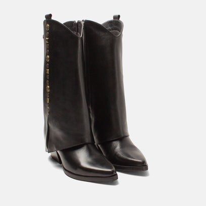 Kiki Women's Leather Boots Black