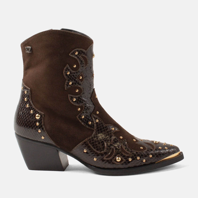 Fenne Women's Ankle Boots Leather Brown
