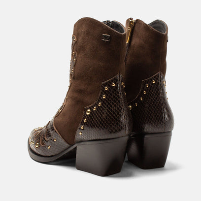 Fenne Women's Ankle Boots Leather Brown