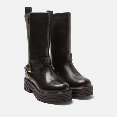 Lotte Women's Leather Boots Black