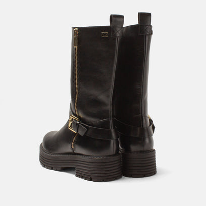 Lotte Women's Leather Boots Black