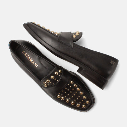 Benthe Women's Leather Loafers Black