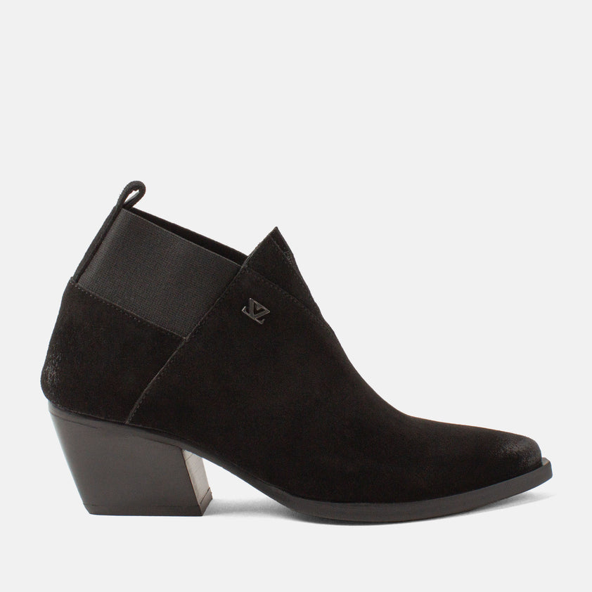 Britt Women's Suede Ankle Boots Black