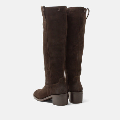 Elin Women's Suede Boots Brown