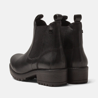 Lia Women's Leather Chelsea Boots Black