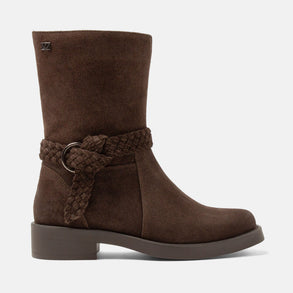 Noor Women's Suede Ankle Boots Brown Noor Women's Suede Ankle Boots Brown