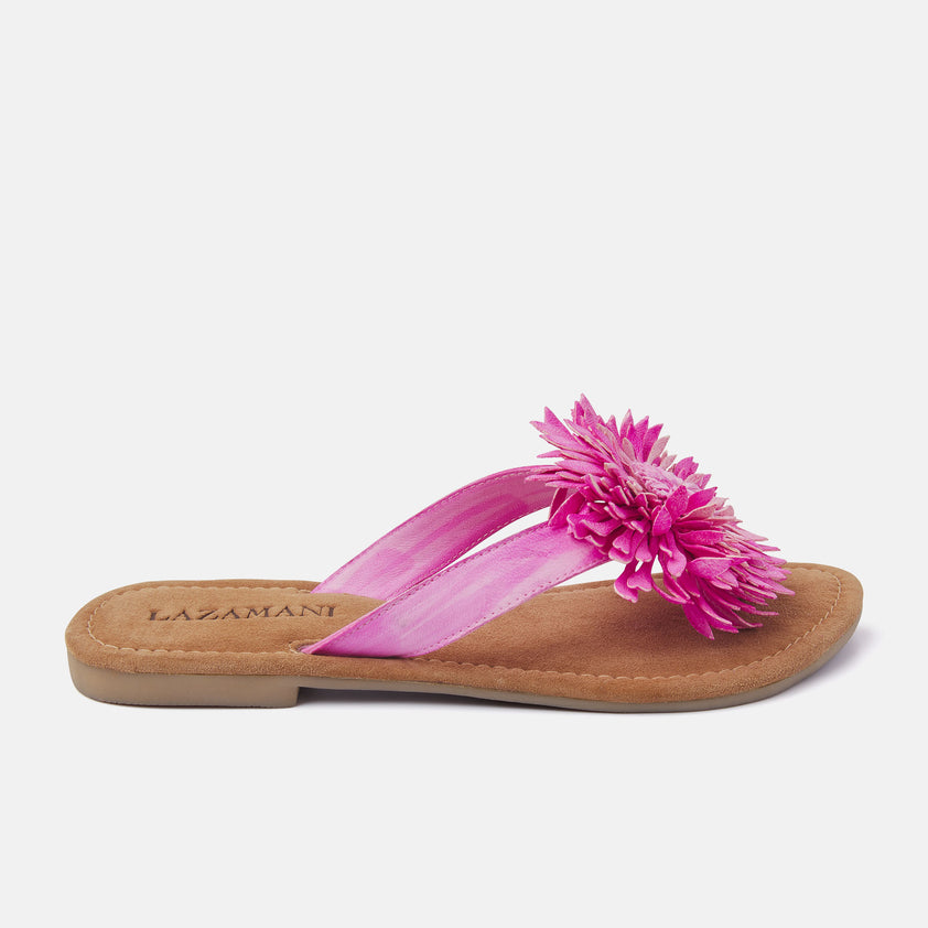 Women's Slippers 33.506 Fuxia Flower