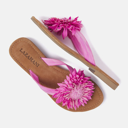 Women's Slippers 33.506 Fuxia Flower