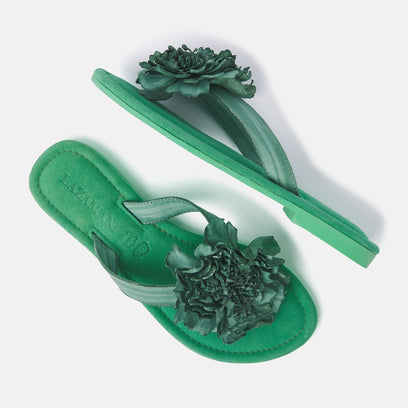 Women's Slippers 33.517 Green