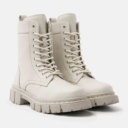 Women's Lace-up boots 53.592 Off-white