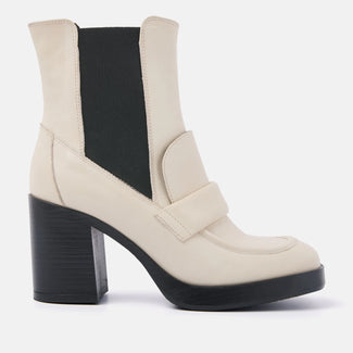 Women's Biker Boots 55.094 Ecru