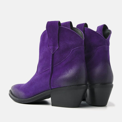 Women's Ankle Boots 55.103 Purple