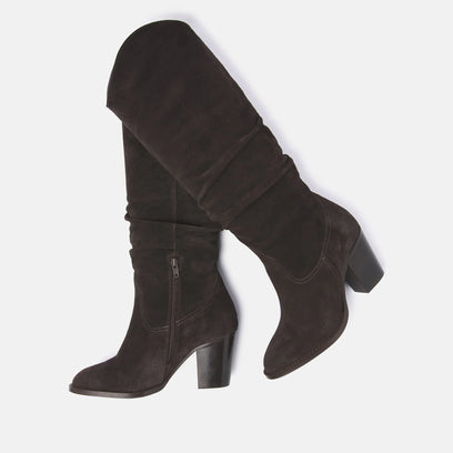 Women's High Boots 57.318 Dark Brown