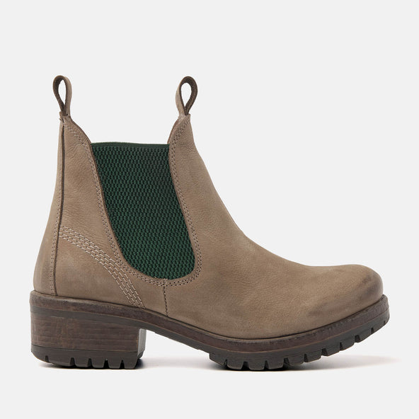 Women's Chelsea Boots 68.002 Taupe-Green