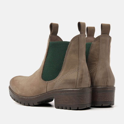 Women's Chelsea Boots 68.002 Taupe-Green