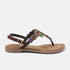 Women's Sandals 75.314 Brown Multi