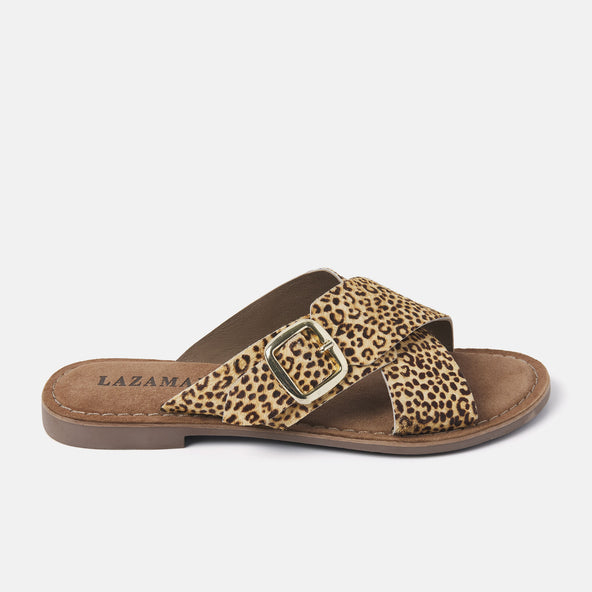 Women's Slippers 75.323 Leopard