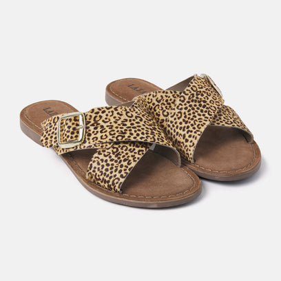 Women's Slippers 75.323 Leopard