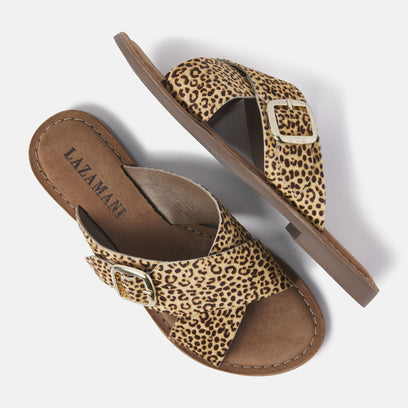 Women's Slippers 75.323 Leopard